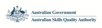 Logo for ASQA - Australian Skills Quality Authority